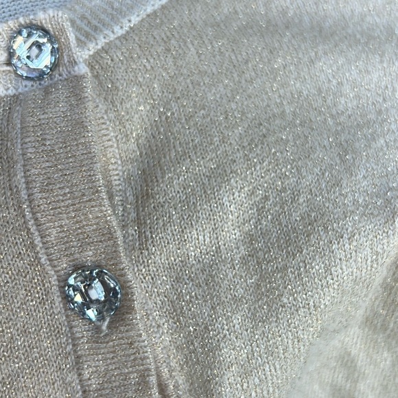 Nordstrom - Toddler Gold Sparkle Cardigan (5T) - Picture 5 of 5